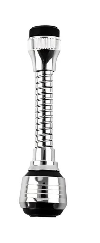Loften kitchen tap aerator on a chrome tap